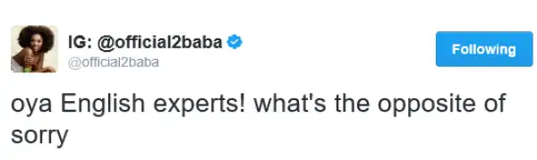 See 2face Hilarious Question To English Experts
